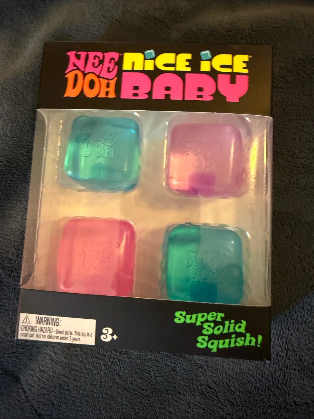 Nice Ice Baby Super Solid Squish - Pink & Teal Set